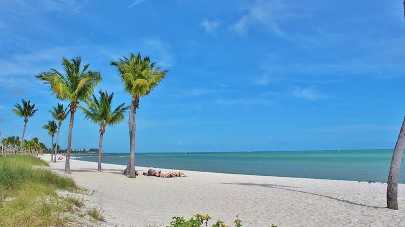 A beach in Key West, Florida. The state's GDP surpassed $1 trillion dollars, making it as large as some world economies.