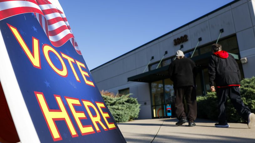 Election Day has arrived in Butler County and around Ohio. NICK GRAHAM/STAFF