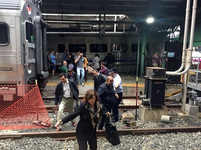 New Jersey commuter train crashes at Hoboken Terminal