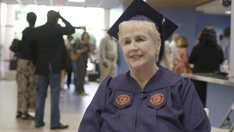 Ruth White earned her degree in psychology from Clayton State, 31 years after she returned to school.