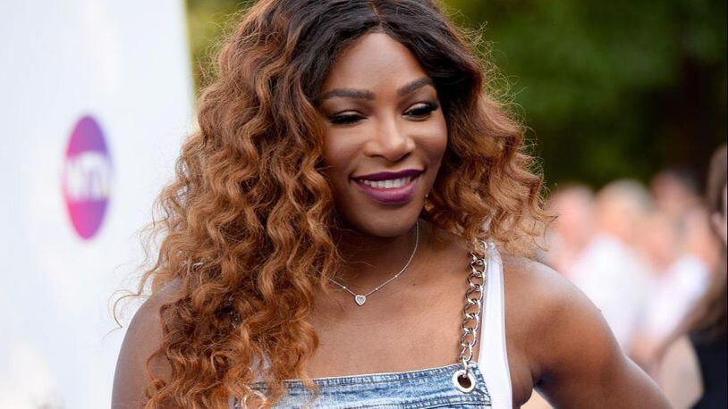 Serena Williams was a surprise guest at a polo match as she and friend Meghan Markle cheered on Prince Harry.