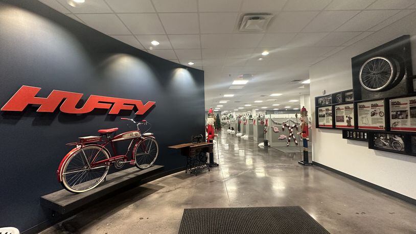The interior photograph of the Miami Twp. headquarters of United Wheels, the parent company of bike brands Huffy, Niner, VAAST, Batch and Buzz Bicycles. United Wheels will consolidate the operations of its Fort Collins, Colorado-based Niner business into company headquarters. CONTRIBUTED