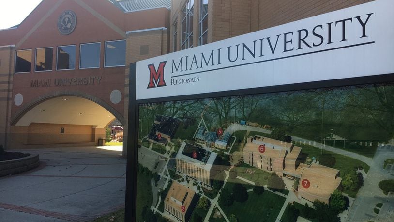A national students rights group has filed a federal lawsuit against Miami University contending a student anti-abortion group was unfairly banned from erecting a display on the Miami University Hamilton campus. STAFF FILE PHOTO
