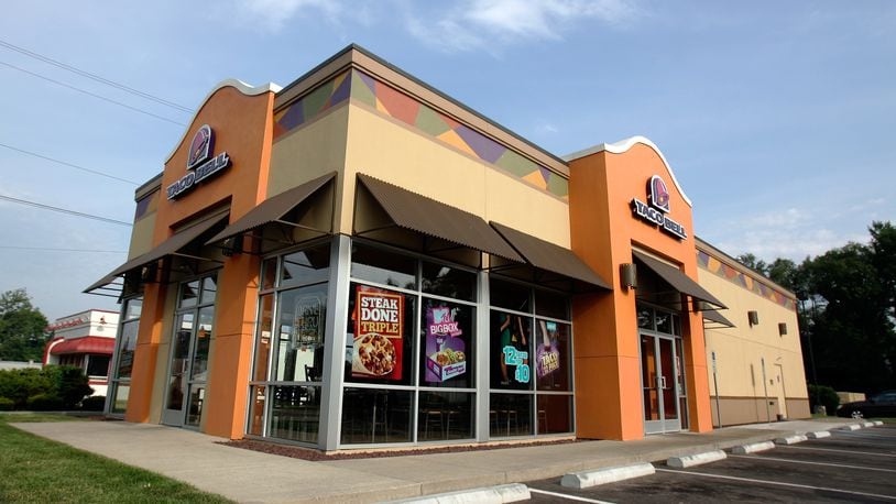 The recently remolded Taco Bell on North Verity Parkway in Middletown, Ohio pictured Thursday, July 28, 2011 will be compared with the Taco Bell under construction on Breiel Boulevard. The Breiel Boulevard location is being built as a LEED - or green - facility and the North Verity Parkway facility is a not. The LEED building will be the first stand-alone corporate LEED certified restaurant, according to Taco Bell. Staff photo by Gary Stelzer