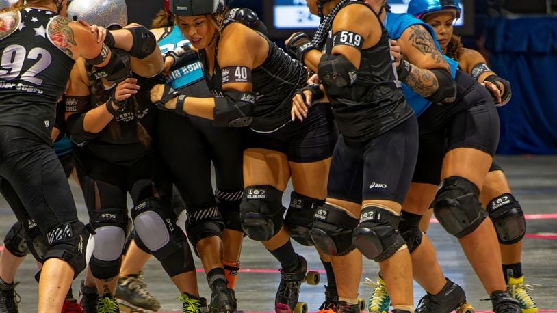 Cincinnati Rollergirls will talk about their passion for roller derby during Fitton Center’s Celebrating Self speaker series season finale at 11:30 a.m. April 3. CONTRIBTUED