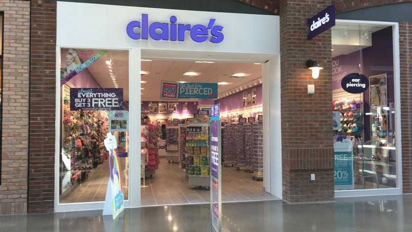 Claire’s recently opened a new location inside the Foundry, Liberty Center’s indoor mall. ERIC SCHWARTZBERG/STAFF