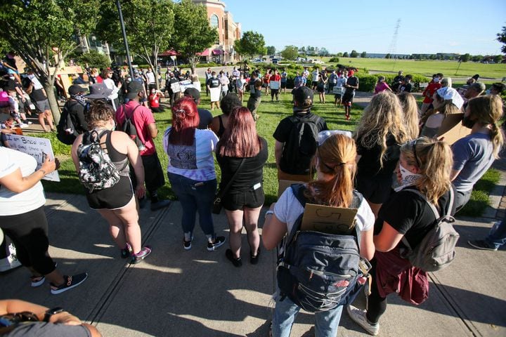 PHOTOS Crowd gathers at West Chester protest