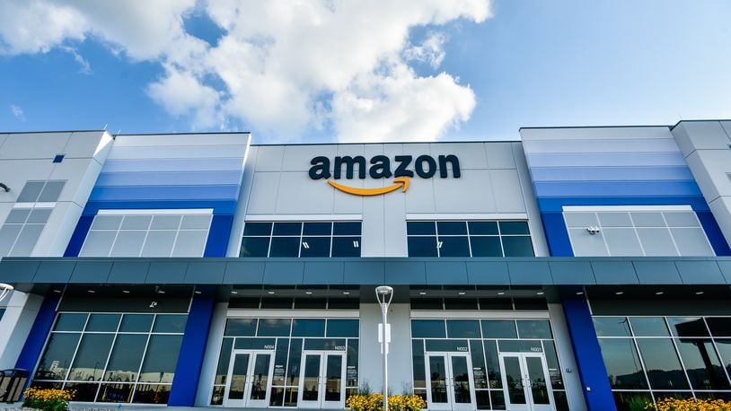 Amazon announced Tuesday, March 17, 2020, it is hiring 4,600 in Ohio as part of a nationwide hiring push that is expected to create 100,000 new jobs. The company’s fulfillment center in Monroe opened in 2019 as the largest building in the city at 1.3 million square feet. NICK GRAHAM/STAFF