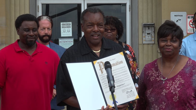 Arthur Singletary was honored by Hamilton this week for his help of other people during his career.  Contributed