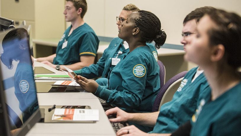 Enrollment in Wright State’s nursing program has been growing. CONTRIBUTED