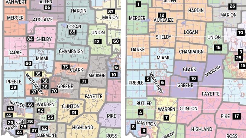 Ohio redistricting maps