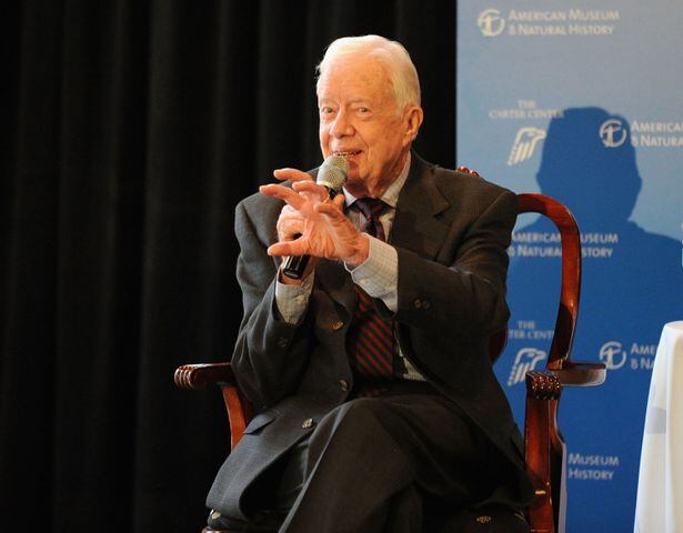 Jimmy Carter at American Museum of Natural History