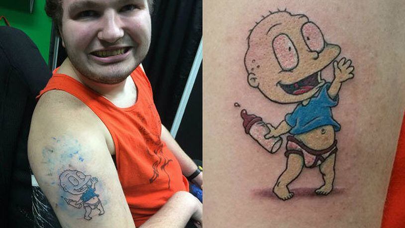 A man with autism was able to get a tattoo after trying for months. (Photo courtesy Northwest Inkorkorated)