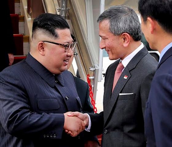 North Korea's Kim Jong Un arrives in Singapore for historic summit