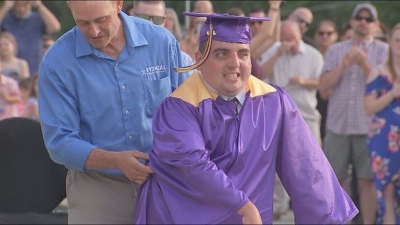High school seniors graduating this week are making significant strides in their lives. In Blackstone, Massachusetts, one graduate who has used a wheelchair most of his life reached a lifetime goal by walking to get his diploma.