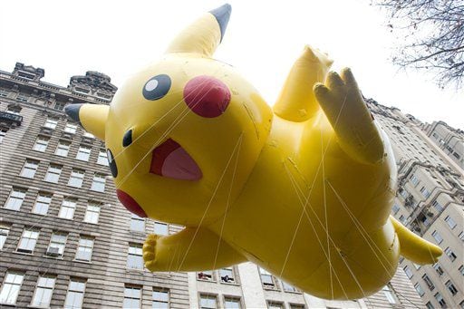 HOLIDAY BALLOONS: Images from Macy's Thanksgiving day parade