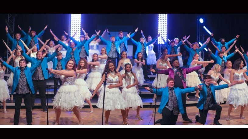 More than 25 middle school, junior high and high school show choirs will compete on March 9 at Fairfield’s 26th annual Crystal Classic. Pictured is one of the show choirs from a previous year. RONNIE WHITT/CONTRIBUTED