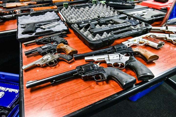 Over 100 Guns Seized in Butler County