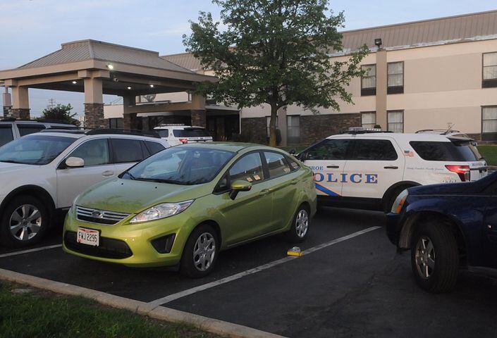 Police find car in the parking lot of the Best Western