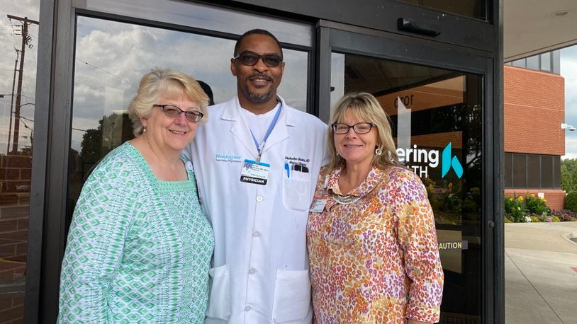Center for Wound Healing at Kettering Health Hospital in Hamilton is set to get a “facelift.” Funding for the project is from the Fort Hamilton Hospital Foundation, which is holding its annual fundraiser on Oct. 7 to support the project. Pictured are Clinical Nurse Manager Karen Armstrong, Medical Director Chibuike Obioha, and Center Director Christy Quincy. MICHAEL D. PITMAN/STAFF 