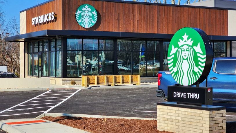 Starbucks on Ohio 4 in Hamilton is expected to open on Monday, Feb. 27, 2023. NICK GRAHAM/FILE