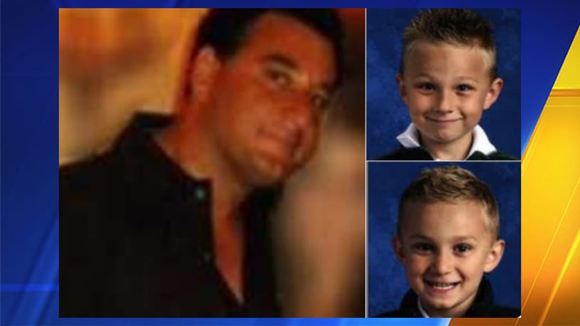 Gennaro Passaro, left, and his children, Federico Passaro, 5, and Biagio Passaro, 6, have been missing since Friday afternoon.