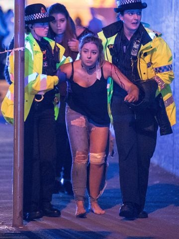 Photos: Explosion, fatalities at Ariana Grande concert in England