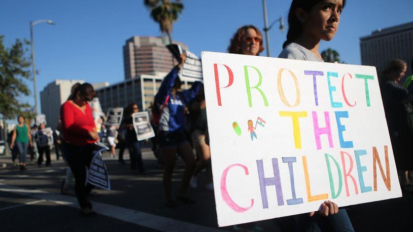 Report: America hasn’t done enough to protect immigrant children from trafficking.Mario Tama/Getty