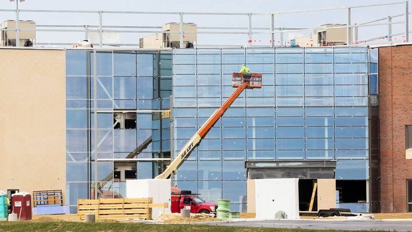 Construction continues on the Christ Hospital Medical Center, Wednesday, Nov. 23, 2016. The Butler County area, as well as parts of Warren County, have been a hotbed of hospital and health-care related construction in recent years with at least five major projects planned or recently completed. GREG LYNCH / STAFF