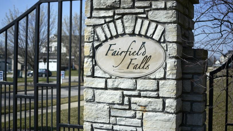 The developer at Fairfield Falls off Liberty Fairfield Road in Fairfield Twp. wants to rezone the development to allow single-family homes. Some residents aren’t happy with that decision. MICHAEL D. PITMAN/STAFF