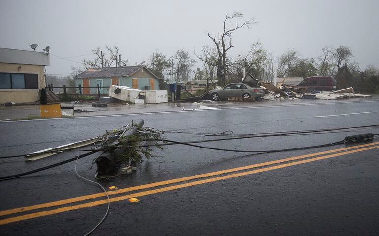 Photos: Hurricane Harvey hits Texas coast