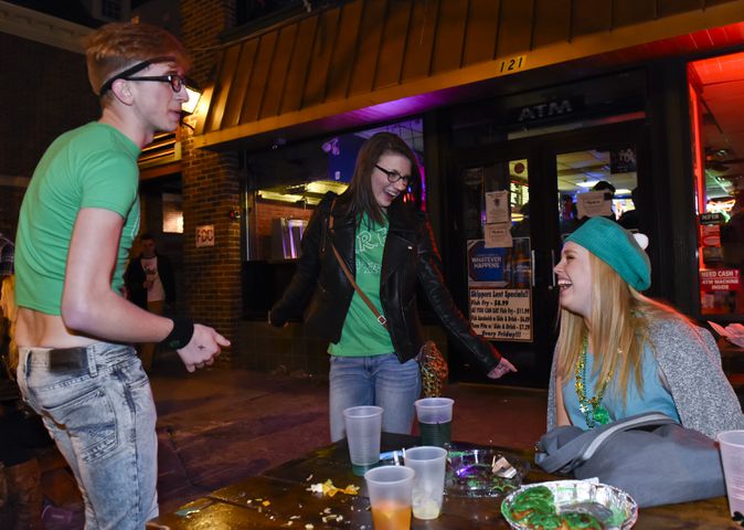 Green Beer Day in Oxford through the years