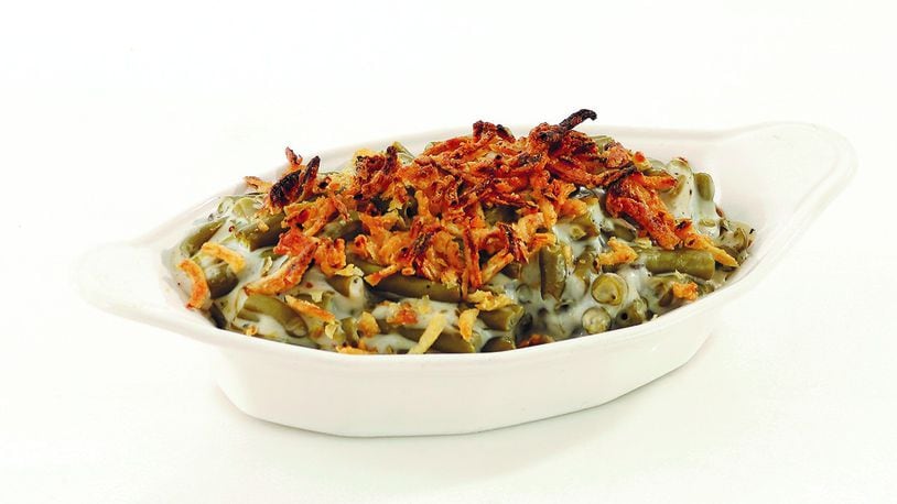 Green Bean Casserole is perfect side dish for traditional holiday feast.