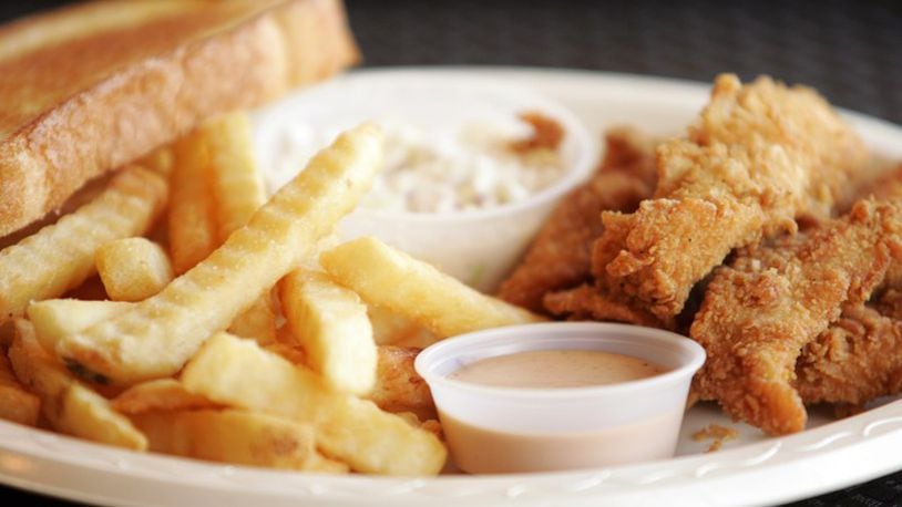 A plate of chicken fingers and fries with the original Guthrie’s sauce. The restaurant recently opened its first Butler County location in Stockton Station, a $2 million project at 6775 Dixie Highway in Fairfield. CONTRIBUTED