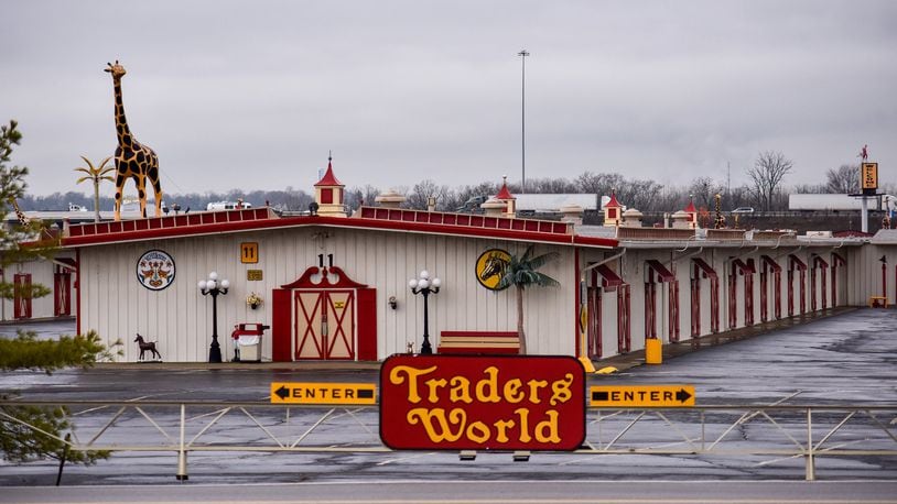 Traders World in Monroe has decided to close for the final weekends of March in an effort to help reduce the spread of the coronavirus pandemic. NICK GRAHAM / STAFF
