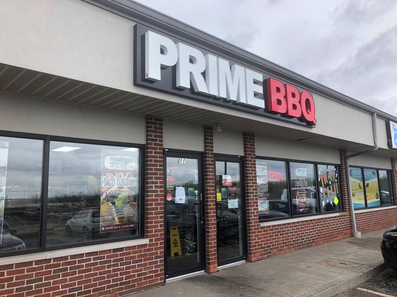 Prime BBQ Smokehouse has opened at 11 American Way in Monroe. Since opening during  the coronavirus pandemic, one of the three partners, Sam Jabro said business has been steadily improving. RICK McCRABB/STAFF