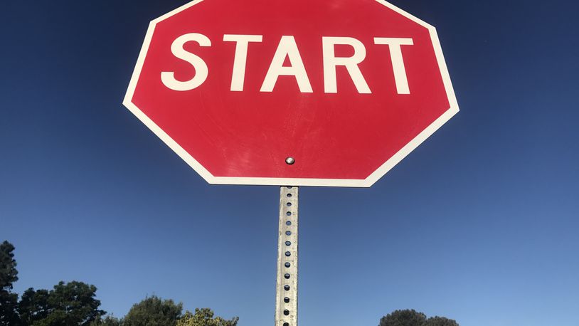 Scott Froschauer's positive street signs have been placed in parks around Glendale, California.