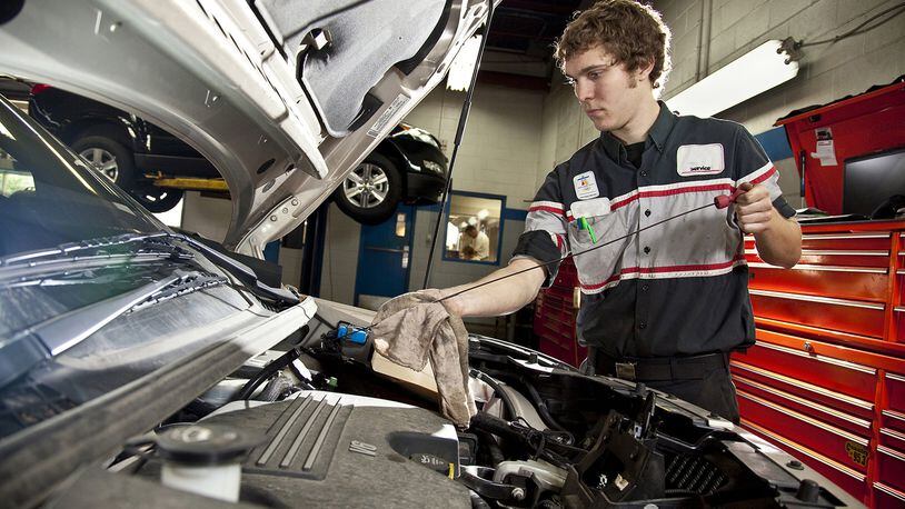 Drivers may have heard that today s vehicles were built to go longer periods of time between oil changes and tuneups than the vehicles of yesteryear. But drivers should still adhere to manufacturer-recommended maintenance guidelines. Metro News Service photo
