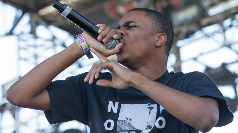 Rapper Vince Staples performs on the Austin Ventures stage at ACL Music Festival on Saturday, October 3, 2015. (Suzanne Cordeiro/American-Statesman)