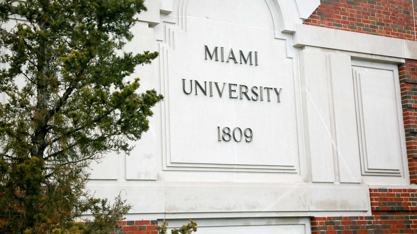 Miami University in Oxford. GREG LYNCH/STAFF