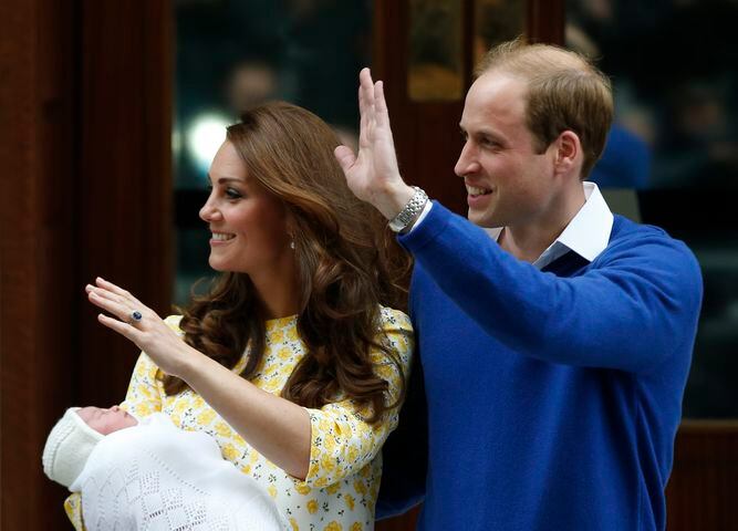 Will, Kate and baby girl