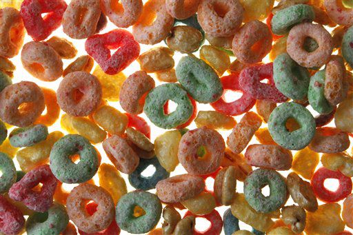 #10 - Kellogg's Froot Loops: 41.4% sugar by weight (According to Environmental Working Group's study of children's cereals)