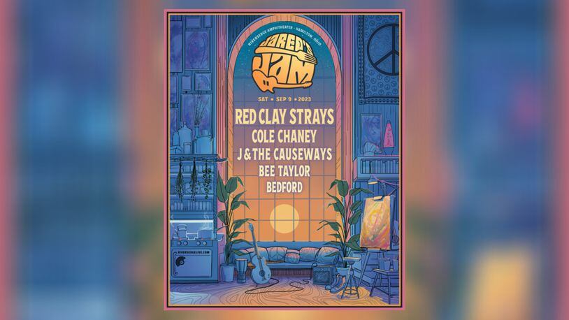 Five bands, headlined by the Red Clay Strays, make up the list of performing acts at this year’s Jared’s Jam, a concert at RiversEdge in Hamilton. CONTRIBUTED