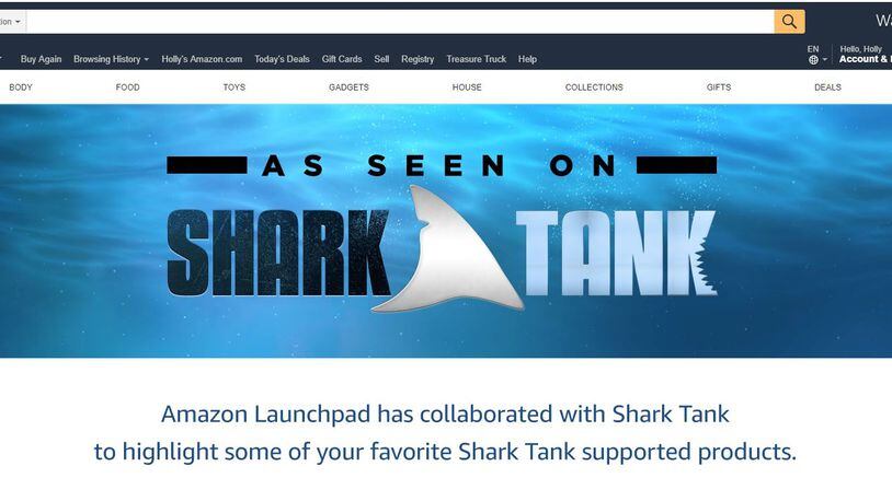 Amazon has partnered with Shark Tank to sell the television show’s projects.