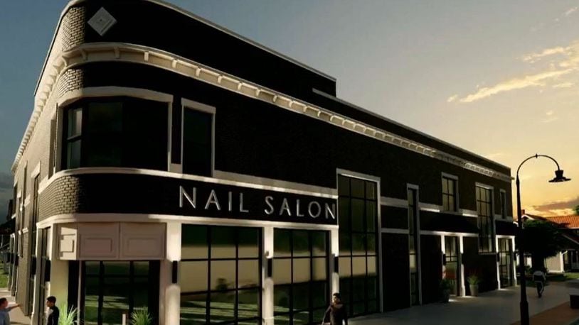 A concept of Ambiance Nail Salon, which will be coming to the City of Hamilton and located on High Street just past Walgreens on Ohio 4, City Manager Joshua Smith said May 5, 2022. CONTRIBUTED