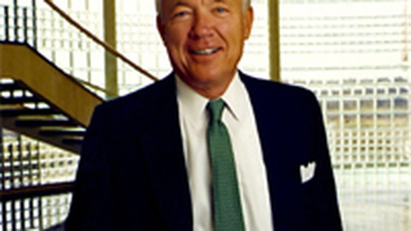 Cintas company founder Richard "Dick" Farmer, who created the internationally acclaimed Miami University Farmer School of Business, died Wednesday, say school officials, after a long illness. Farmer was also a former trustee with Miami and held numerous other positions with the school he graduated from in 1956. (Provided Photo\Journal-News)