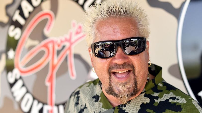 Guy Fieri attends the 2019 Stagecoach Festival at Empire Polo Field on April 26, 2019, in Indio, California. Guy Fieri’s ‘Flavortown Kitchen’ is now open at The Greene in Beavercreek, operating as a delivery-only establishment. Matt Winkelmeyer/Getty Images for Stagecoach
