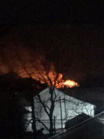 Fire crews are reportedly responding to large fire at the BDL Supply on Sprague Road in South Charleston.