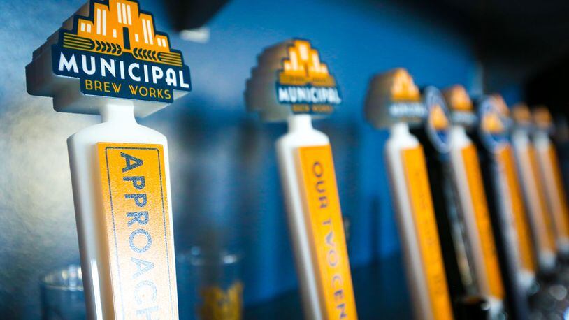 Pictured are several taps at Hamilton's Municipal Brew Works., including one for Approachable Blonde, which won a gold medal for best English Summer Ale at the 2023 U.S. Open Beer Championships. More than 9,000 beers in nearly 150 categories were tasted, judged, and the top three in each category were awarded medals. GREG LYNCH/FILE