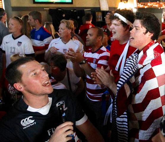 U.S. soccer fans gather in Dayton